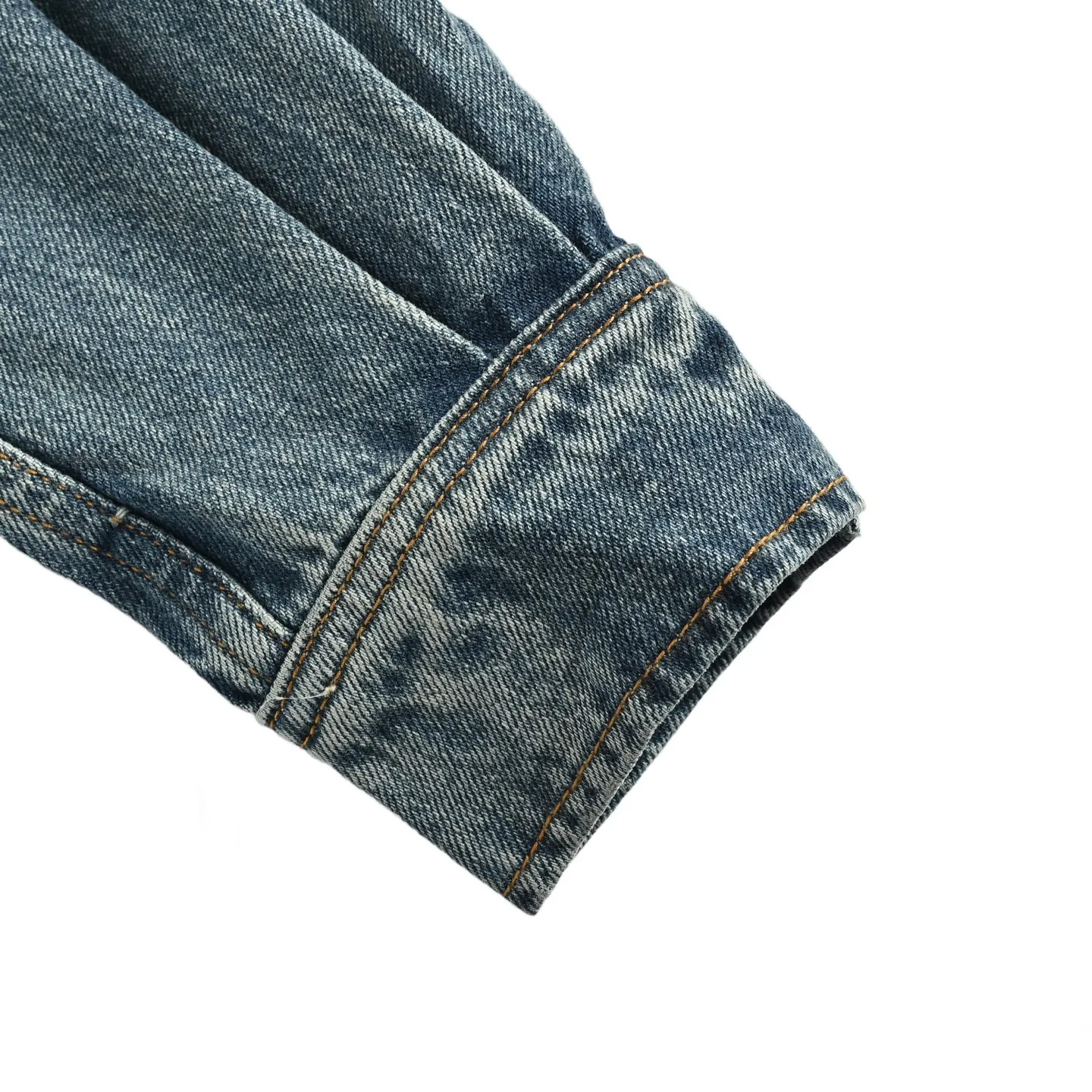 Louis Vuitton/Louis Vuitton 24Fw sun-faded washed denim jacket
